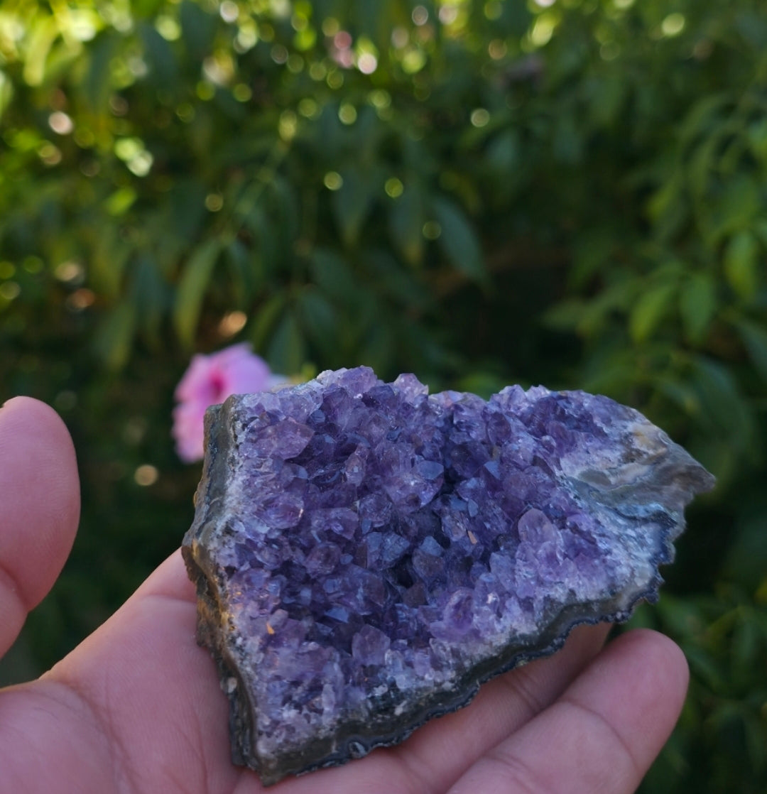 Natural Amethyst Cluster:, Reiki Healing Stone