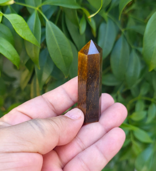 Tiger Eye Generator/Tower Natural Crystal (small size)