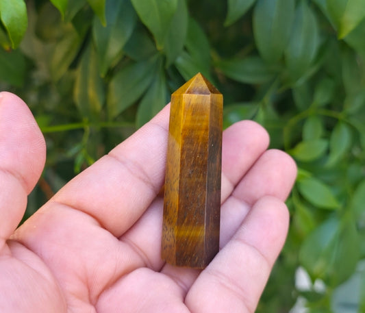 Tiger Eye Generator/Tower Natural Crystal (small size)