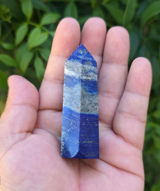 Lapis Lazuli Crystal Tower: Gemstone Point Generator, Home Decor