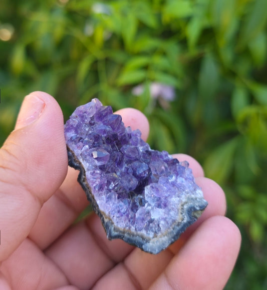 Natural Small Amethyst Cluster, Reiki Healing Stone